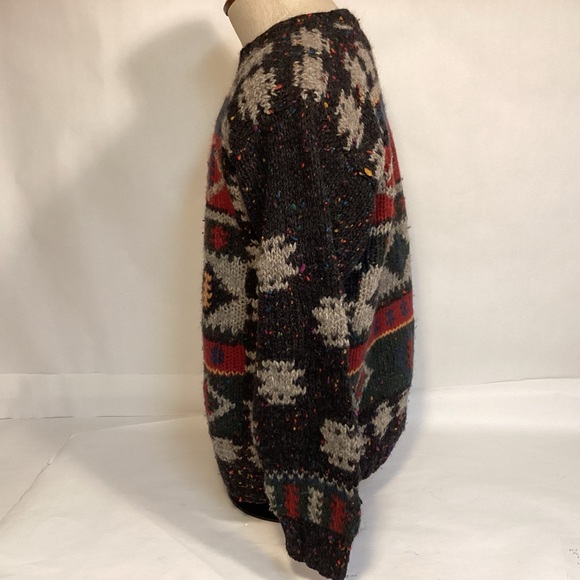 Woolrich Vintage Mens Wool Southwest Aztec design Sweater size small - Picture 5 of 10